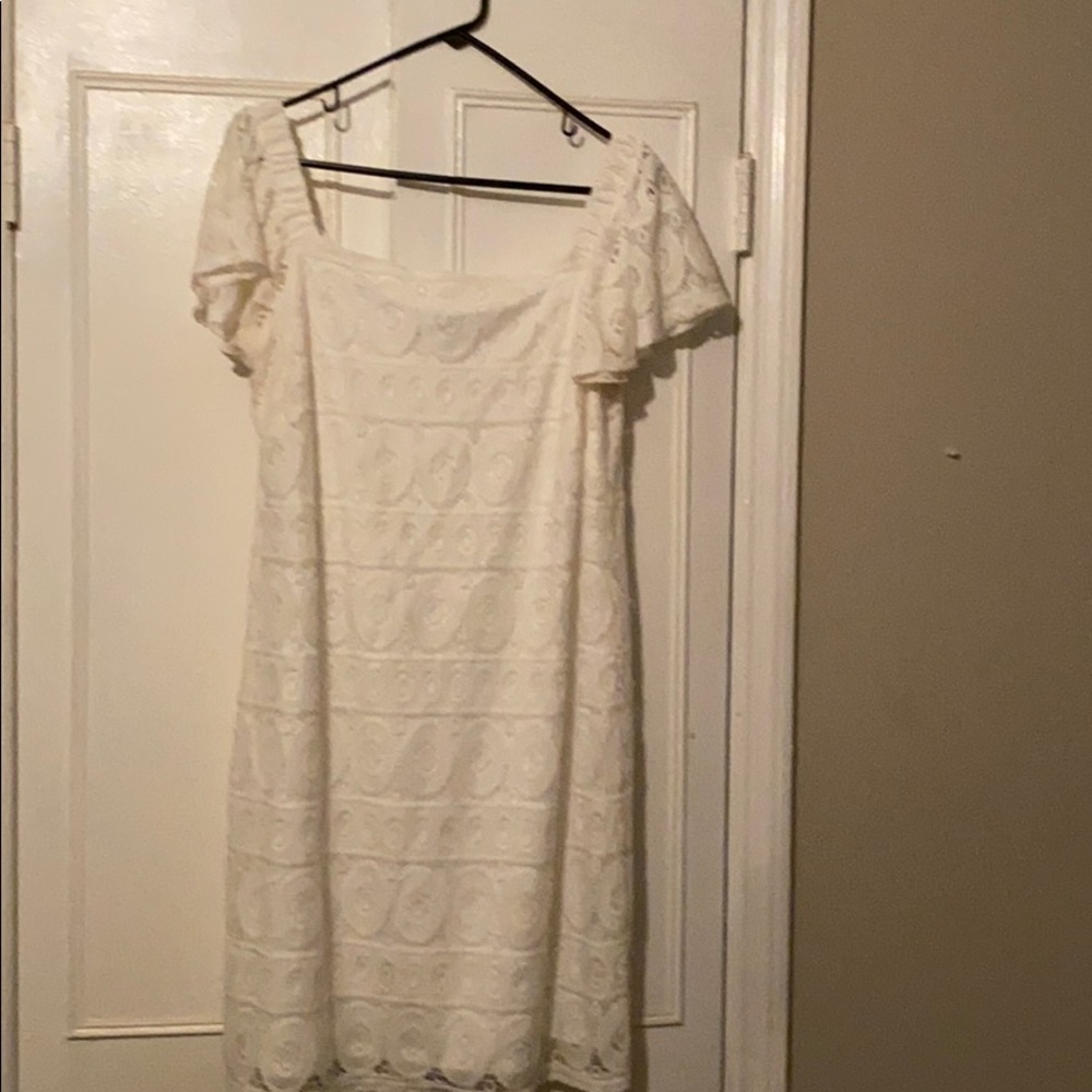 Winter White Dress with lining.